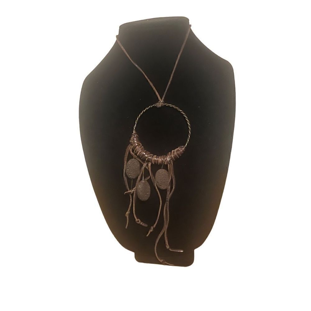 Dream Catcher Leather Necklace